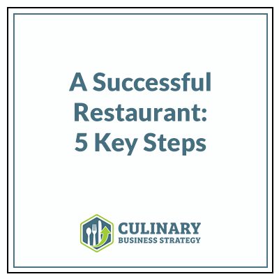 A Successful Restaurant: 5 Key Steps